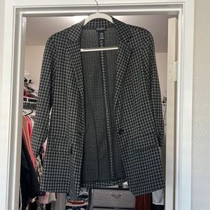 Soho houndstooth blazer.